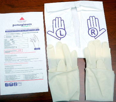 Фото внутренний конверт хирургической перчатки
