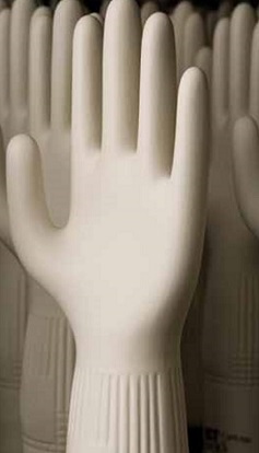 Манжета перчатки с ребрами жесткости